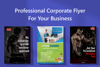 design a professional corporate flyer
