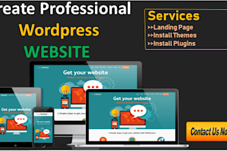 create a stunning wordpress website