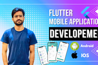 be your professional flutter app developer, ios and android app development