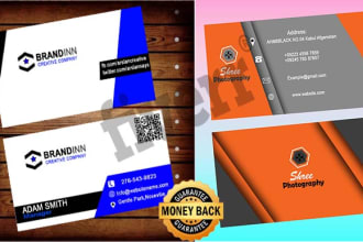 create awesome business or visiting card design