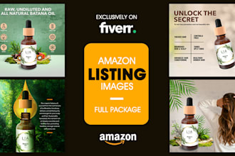 do amazon product listing images, amazon infographic and a plus content design