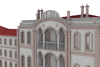 create 3d print ready models of buildings