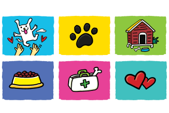 illustrate hand drawn icon sets in my style