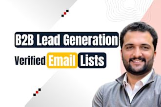 do b2b lead generation and build a verified email list