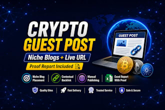 publish crypto guest posts on niche blogs
