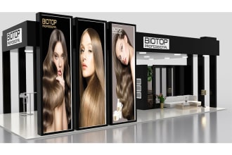create trade show booth, exhibition stand, and event stands