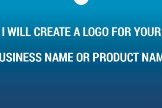 design 3 logo versions for your business or product name