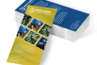 do post card,rack card or gift card design within 10 hr