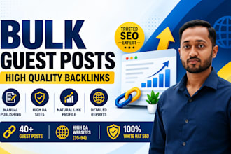 do monthly SEO with guest post link building