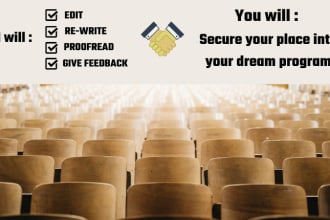 edit your personal statement or statement of purpose