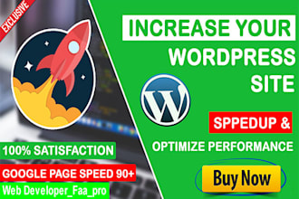 expert speed optimization for wordpress, woocommerce, and elementor sites