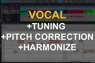 tune, pitch correct, and harmonize your vocals