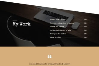 design develop responsive wedding or nonprofit web page