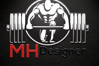 design sports yoga fitness flat minimal and gym logo