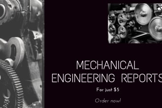do report writing on mechanical engineering