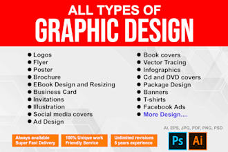 do any graphic design for web and print