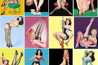 send you 160 pinup girl posters