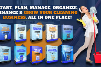 provide cleaning service templates for your business needs