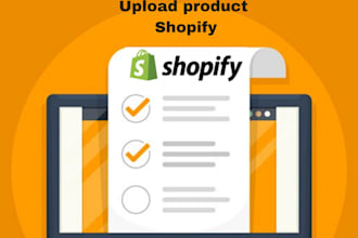 upload products in shopify