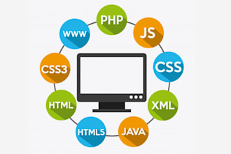 create website in php, wordpress, javascript