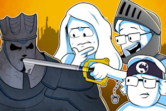 draw cartoon youtube thumbnail