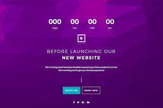 create wordpress under maintenance or coming soon page