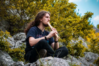play recorder or traditional wind instruments on your song