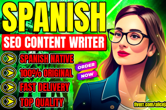 be your spanish SEO content writer, article and blog writing