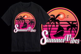 create your modern  trendy  t shirt design for you