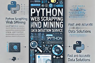 python web scraping, mining and data extraction service