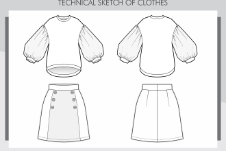 draw a technical sketch