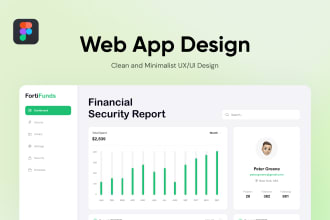 design your web app UI