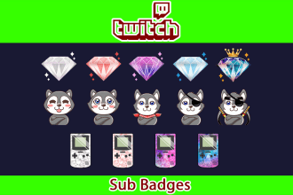 create custom sub badges for twitch