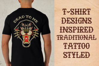 draw you a traditional style tattoo design