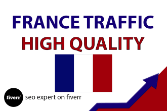 drive keyword target france website traffic with low bounce rate