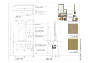 draw technical drawing for your furniture and others