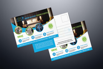 design eddm post card, rack card, dl flyer in 4hrs