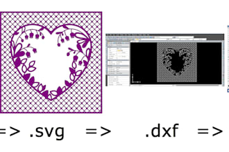 convert any artwork to dxf format