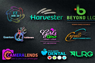 design professional 3d business logo with copyrights