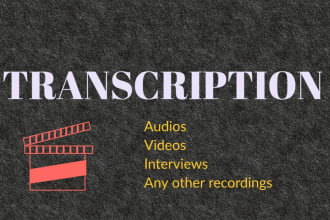do an accurate audio or video transcription