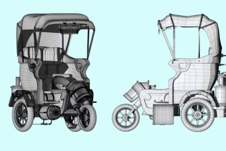 do clean 3d retopology for models