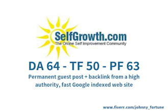 publish a guest post on da 64 site with backlink
