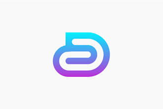 create minimal clever monogram logo