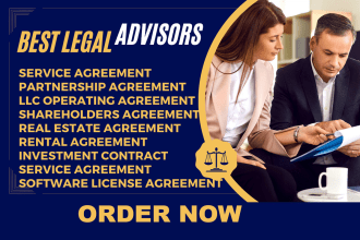 draft powerful legal contracts agreements, privacy policy, terms and conditions