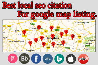 rank your gmb making google map citation for all country