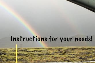 make instructions for your product