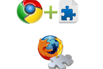 create chrome and firefox extension for you