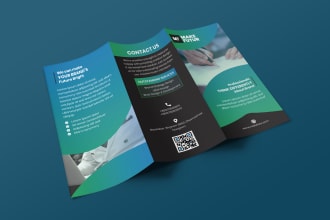 design bifold and trifold brochure