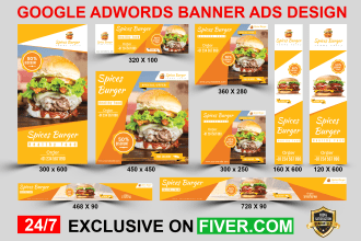 do web banner, google adwords, affiliate banner ads design 4hr