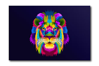 draw colorful pet pop art portrait style in 24 hours